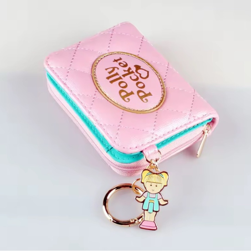 New Polly Pocket Pink Quilted Wallet.